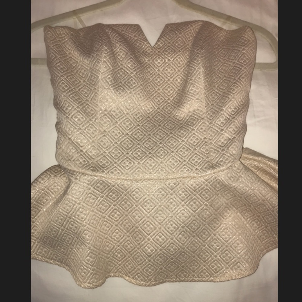 Amanda Uprichard Harper Peplum Top